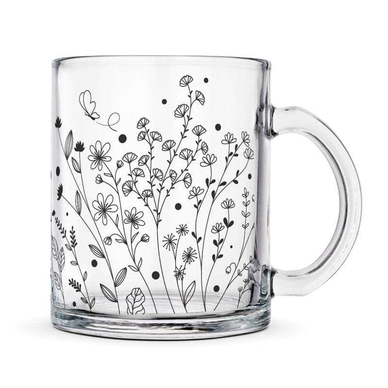 Coffee Mug - Floral Mist Coffee Mug - 330 ML