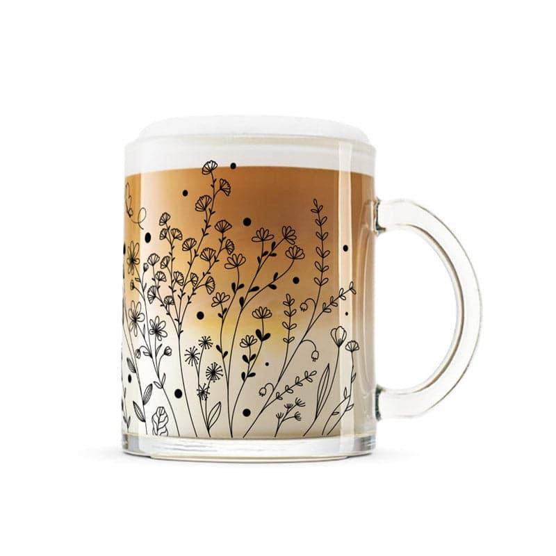 Coffee Mug - Floral Mist Coffee Mug - 330 ML