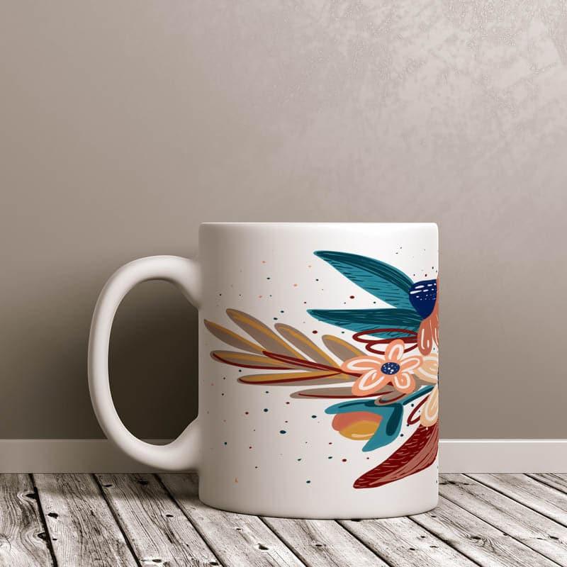 Buy Floral Patch Mug - 350 ML Coffee Mug from Vaaree