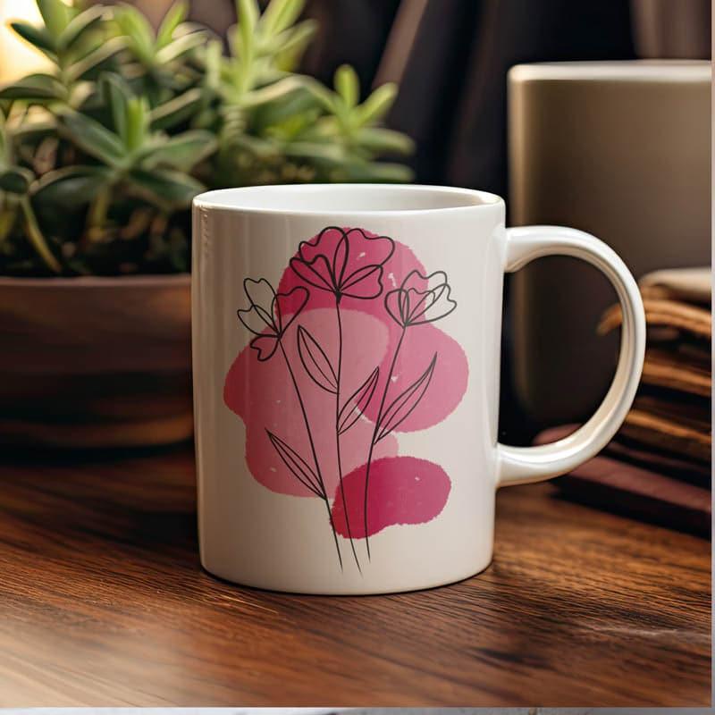 Buy Coffee Mug - Floro Fantasia Mug - 350 ML at Vaaree online