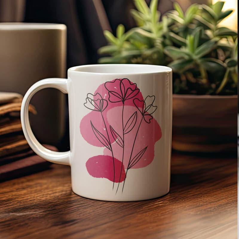 Buy Coffee Mug - Floro Fantasia Mug - 350 ML at Vaaree online