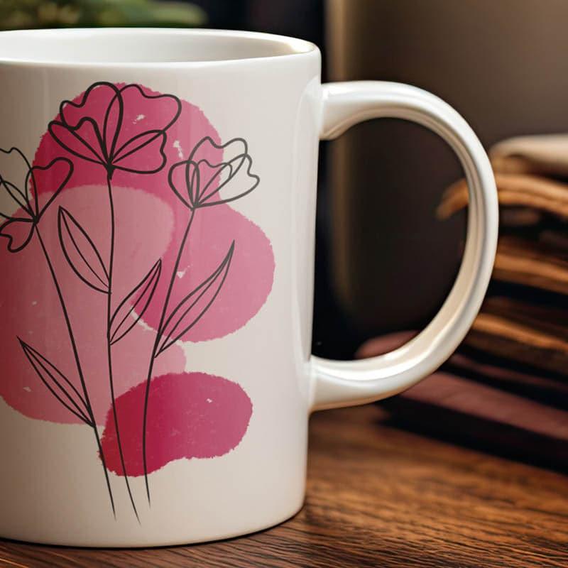 Buy Floro Fantasia Mug - 350 ML Coffee Mug from Vaaree