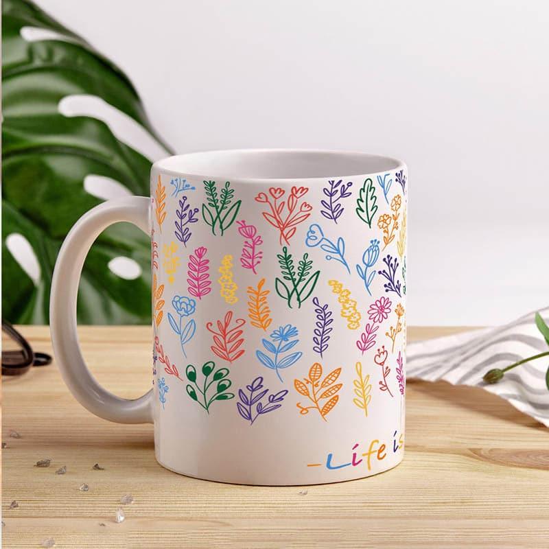 Buy Floro June Mug - 350 ML Coffee Mug from Vaaree