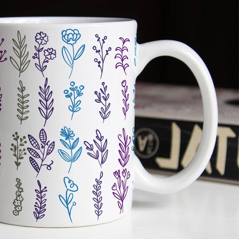 Buy Coffee Mug - Floro Magica Mug - 350 ML at Vaaree online