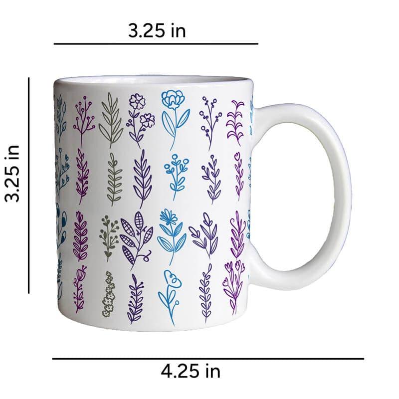 Buy Floro Magica Mug - 350 ML Coffee Mug from Vaaree