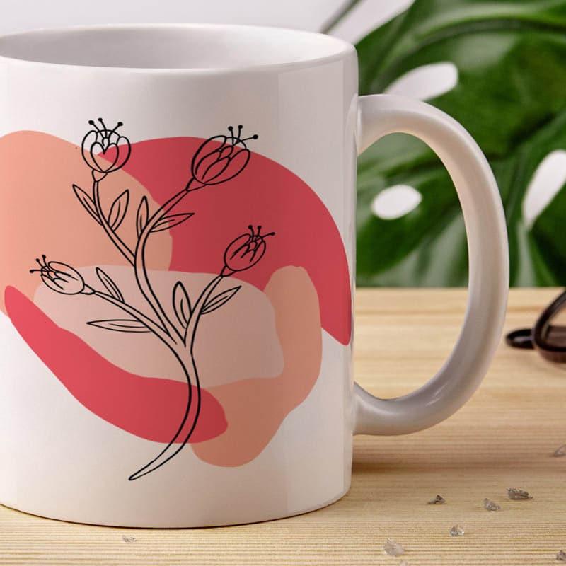 Coffee Mug - Gilda Flora Mug - 350 ML