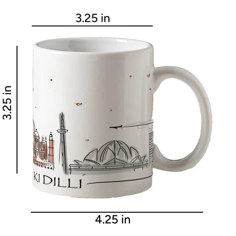 Coffee Mug - Heartfelt Delhi Mug - 350 ML