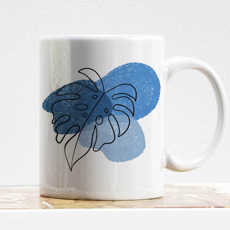 Buy Monstera Fantasia Mug - 350 ML Coffee Mug from Vaaree