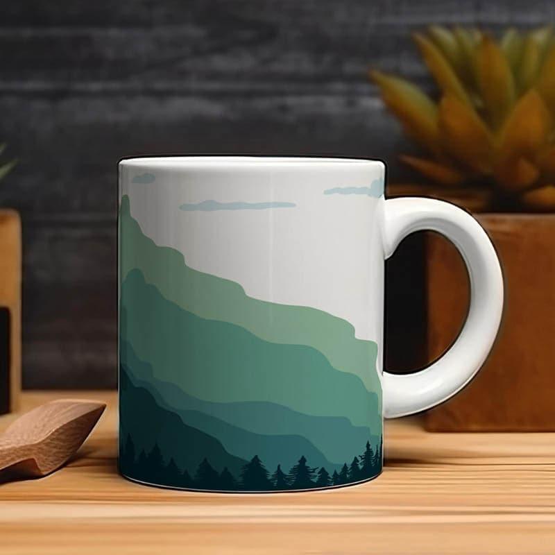 Coffee Mug - Mountains Calling Mug - 350 ML