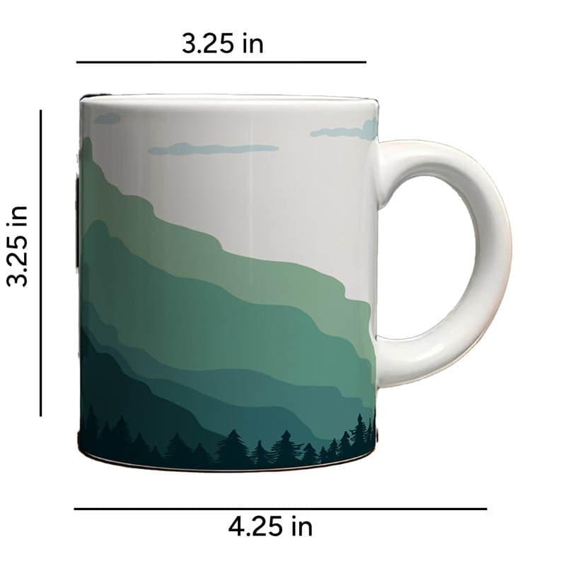 Coffee Mug - Mountains Calling Mug - 350 ML