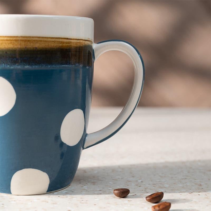 Buy Polka Muse Mug (Azure) - 295 ML Coffee Mug from Vaaree