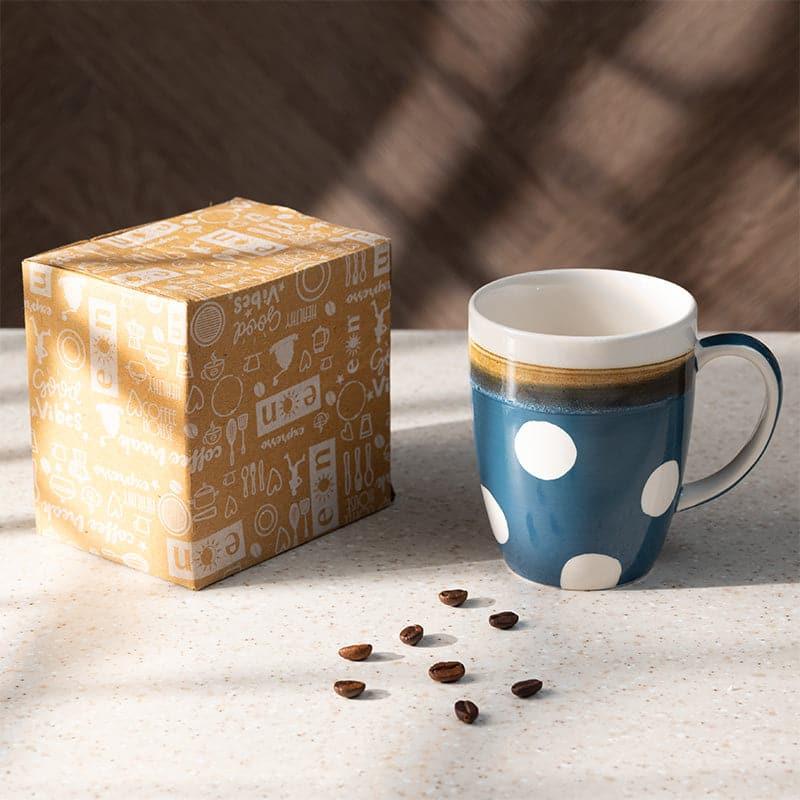 Buy Polka Muse Mug (Azure) - 295 ML Coffee Mug from Vaaree