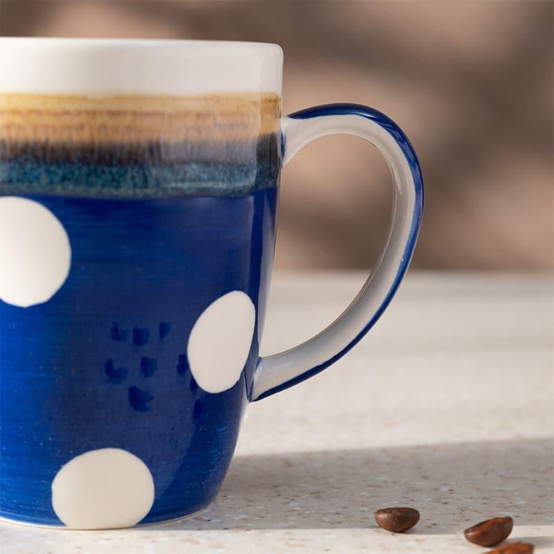 Buy Polka Muse Mug (Blue) - 295 ML Coffee Mug from Vaaree