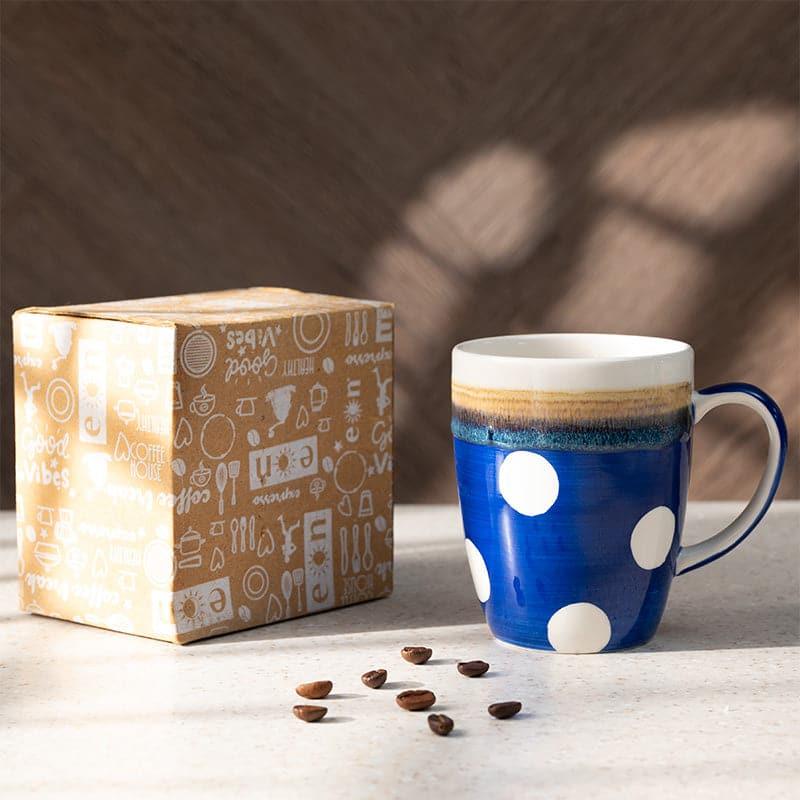 Buy Polka Muse Mug (Blue) - 295 ML Coffee Mug from Vaaree