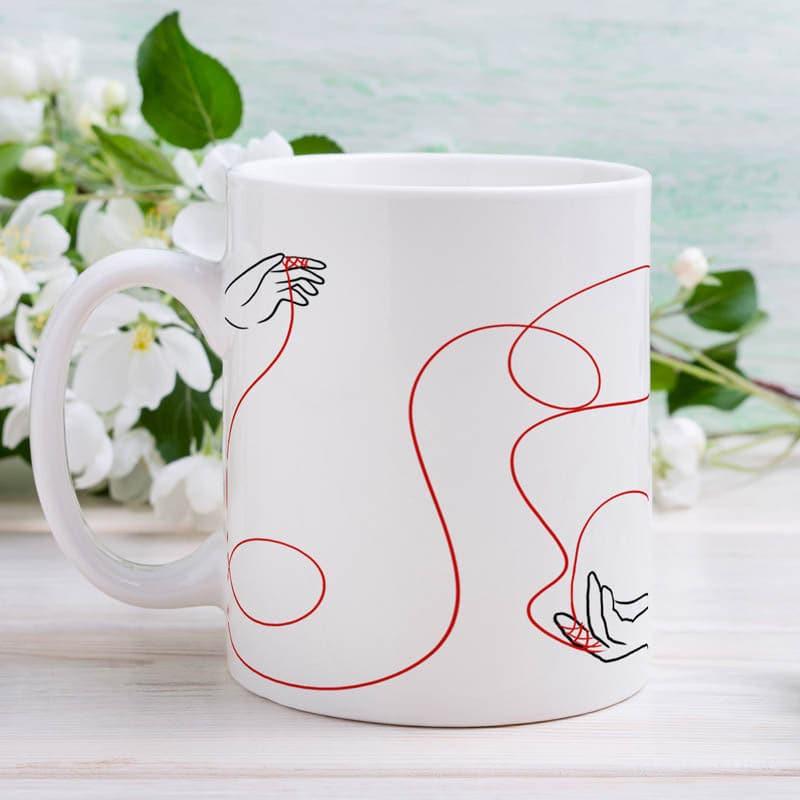 Buy Tied Tale Mug - 350 ML Coffee Mug from Vaaree