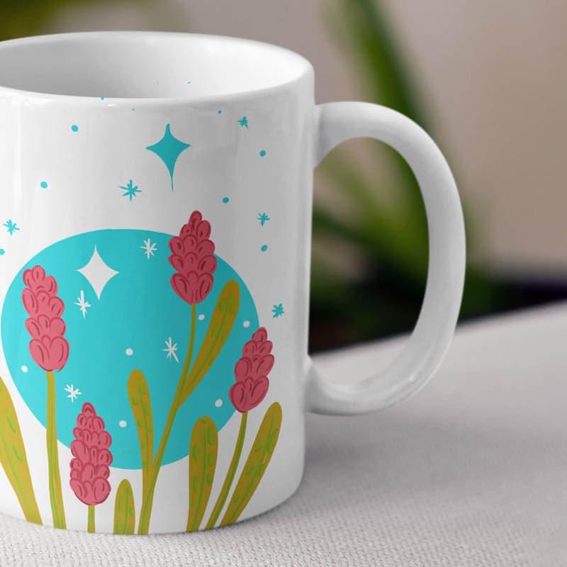 Coffee Mug - Wonder Flora Bliss - 350 ML