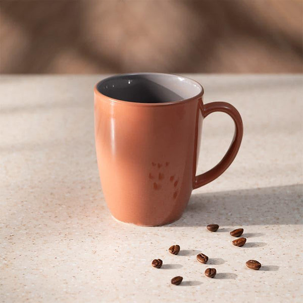 Coffee Mug - Yuvara Porcelain Mug (Light Brown) - 295 ML