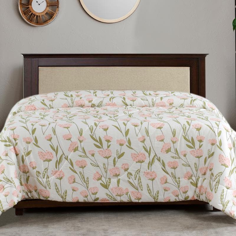 Comforters & AC Quilts - Blooming Tulips Printed Comforter