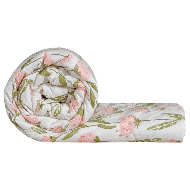 Comforters & AC Quilts - Blooming Tulips Printed Comforter