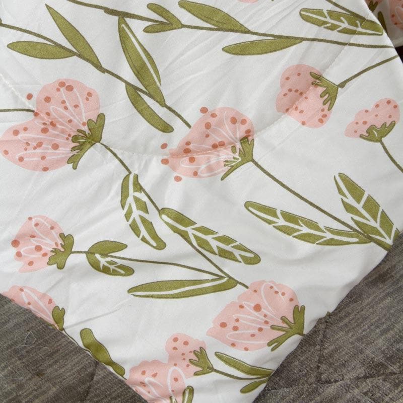 Comforters & AC Quilts - Blooming Tulips Printed Comforter