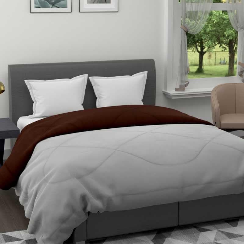 Buy Chocoland Slumber Comforter - Grey Comforters & AC Quilts from Vaaree