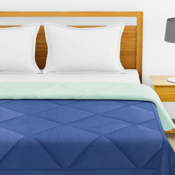 Buy Gibo Reversible Comforter - Blue & Mint Comforters & AC Quilts from Vaaree