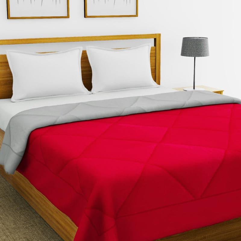 Buy Gibo Reversible Comforter - Red & Grey Comforters & AC Quilts from Vaaree