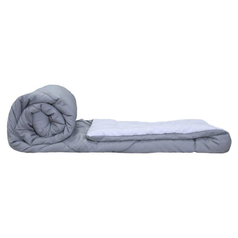 Buy Gleva Reversible Comforters - Ash & Pearl Grey Comforters & AC Quilts from Vaaree