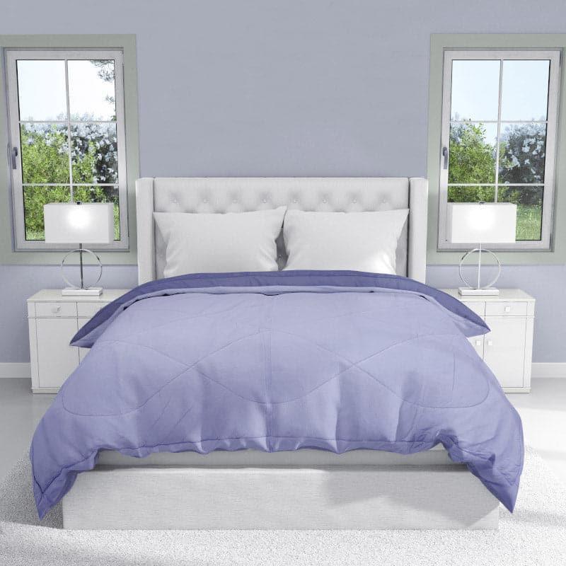 Buy Gleva Reversible Comforters - Blue & Lavender Comforters & AC Quilts from Vaaree