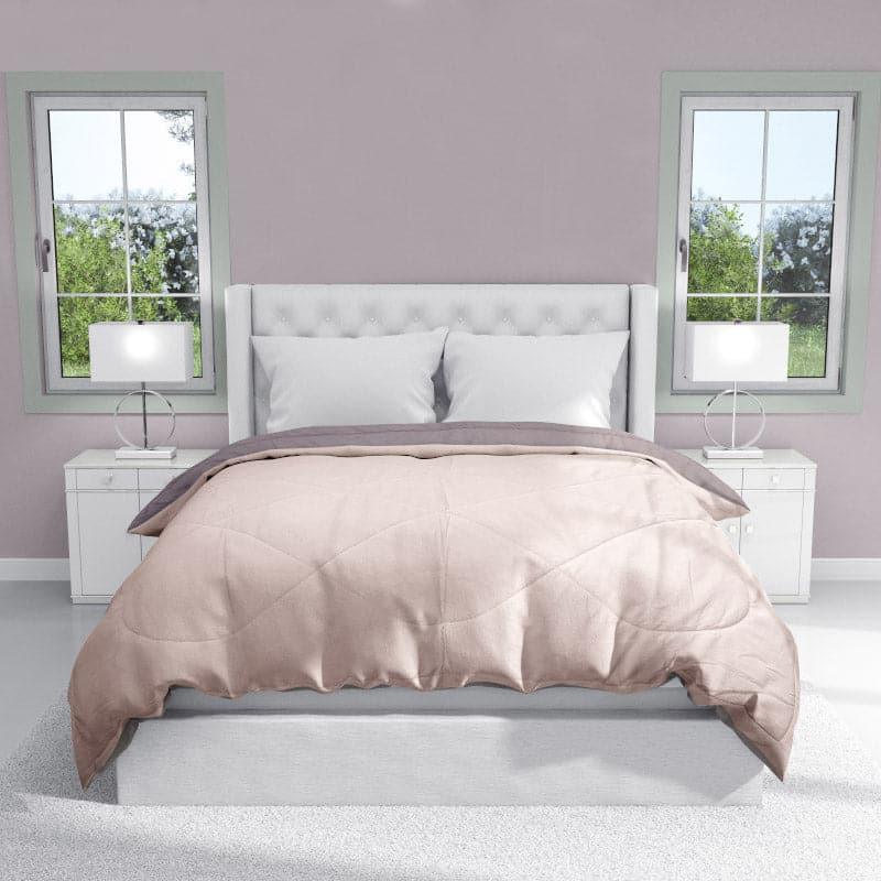 Buy Gleva Reversible Comforters - Mocha & Vanilla Comforters & AC Quilts from Vaaree