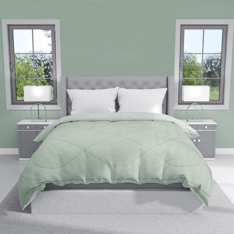 Buy Gleva Reversible Comforters - Olive & Sage Green Comforters & AC Quilts from Vaaree