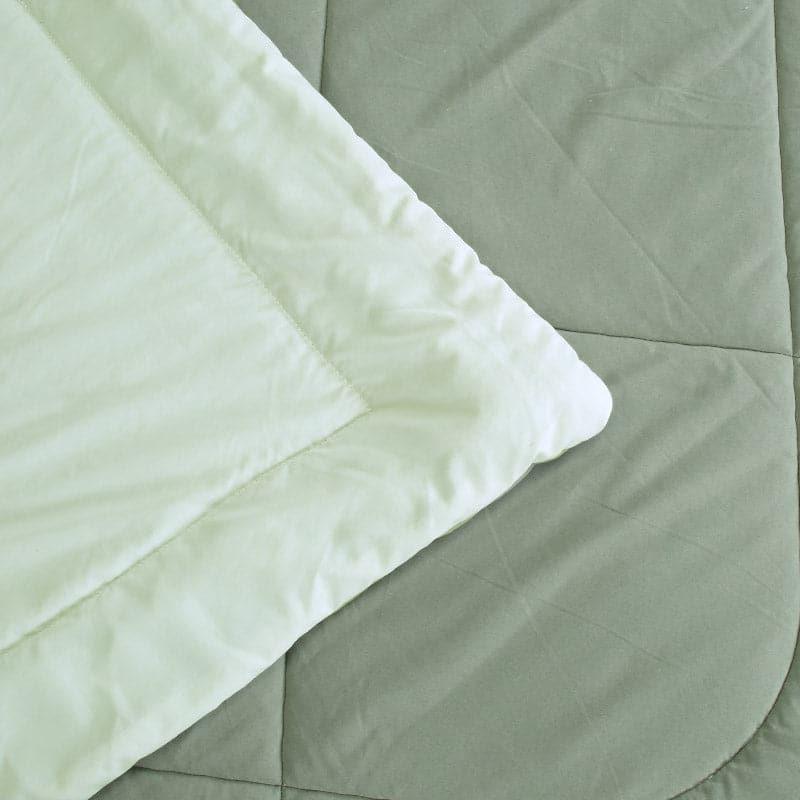 Buy Gleva Reversible Comforters - Olive & Sage Green Comforters & AC Quilts from Vaaree