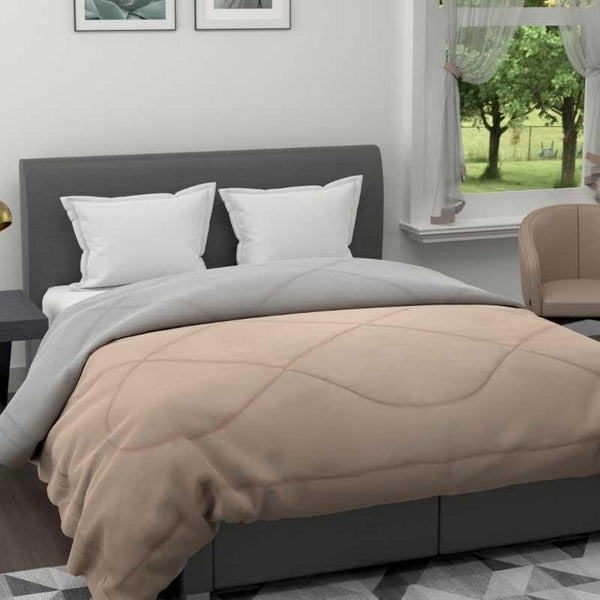 Buy Greysque Double Comforter - Taupe Comforters & AC Quilts from Vaaree