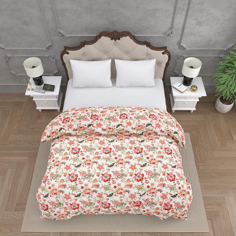 Comforters & AC Quilts - Nazira Printed Comforter - Pink