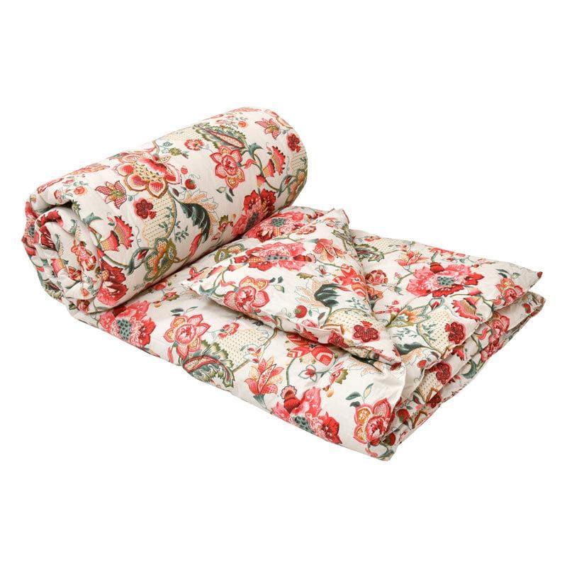 Comforters & AC Quilts - Nazira Printed Comforter - Pink