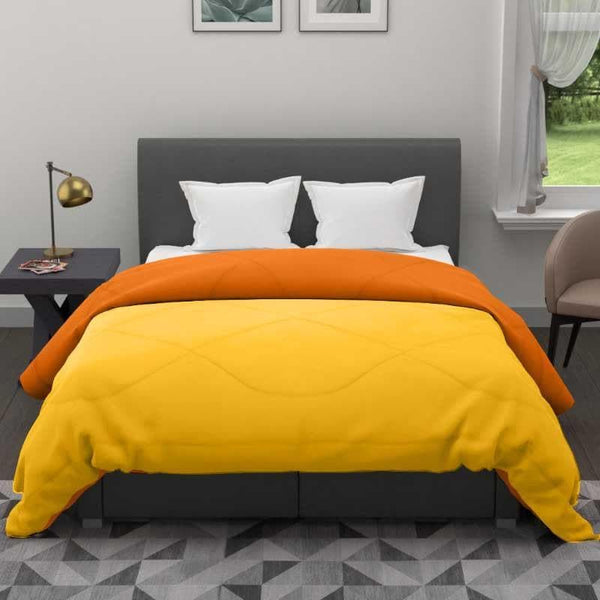 Buy Trapiye Double Comforter - Yellow & Orange Comforters & AC Quilts from Vaaree