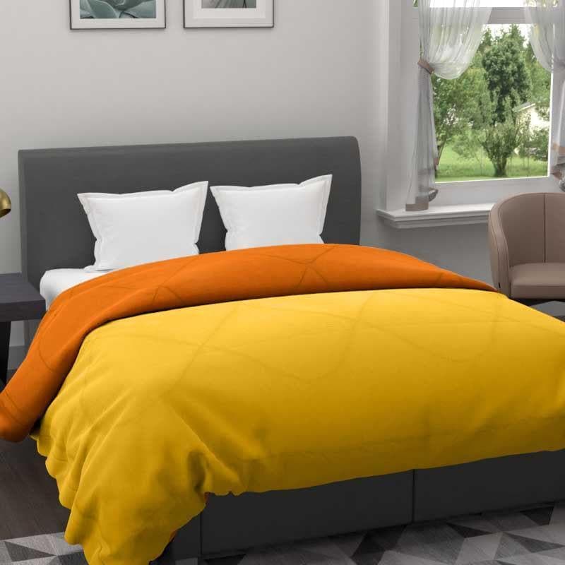 Buy Trapiye Double Comforter - Yellow & Orange Comforters & AC Quilts from Vaaree