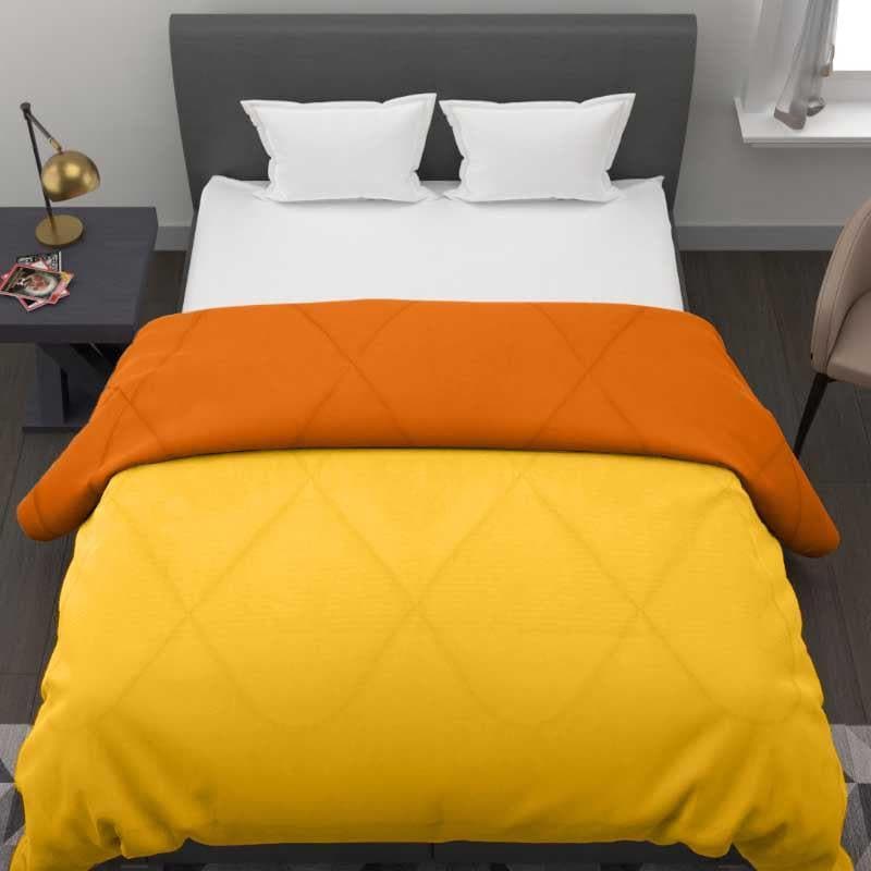 Buy Trapiye Double Comforter - Yellow & Orange Comforters & AC Quilts from Vaaree