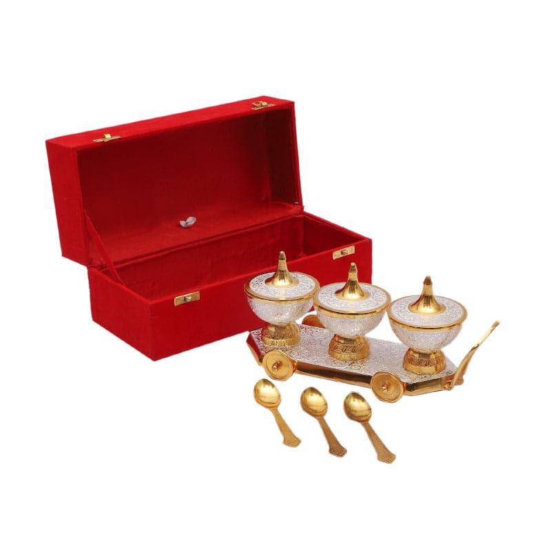 Buy Alladin Jar With Tray - Set Of Seven Container from Vaaree