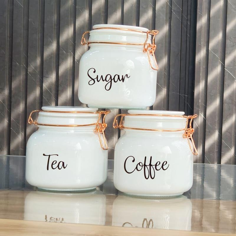 Container - Bessie Storage Jar (Black & White) - Set Of Three