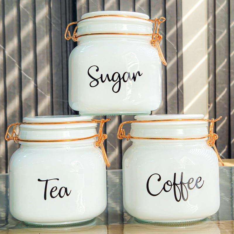 Container - Bessie Storage Jar (Black & White) - Set Of Three