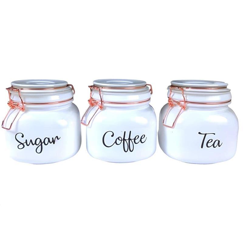 Container - Bessie Storage Jar (Black & White) - Set Of Three