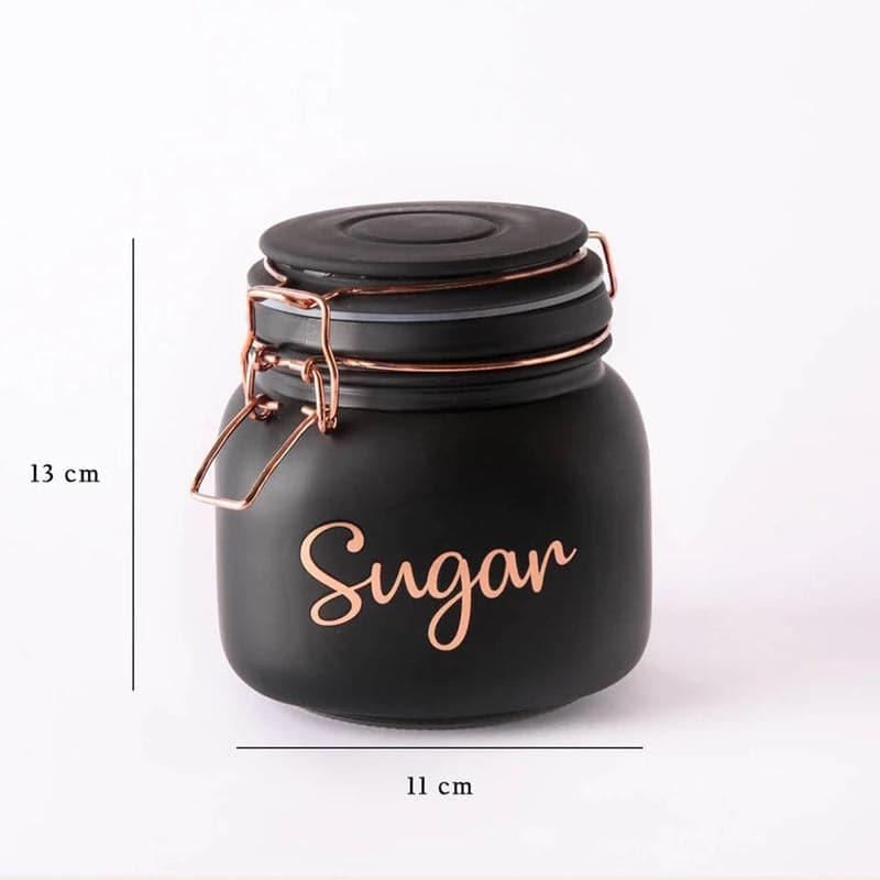 Buy Bessie Storage Jar (Black) - Set Of Three Container from Vaaree