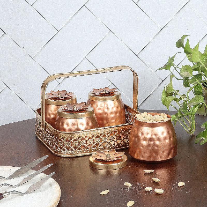 Container - Binasa Jar And Tray - Set Of Five