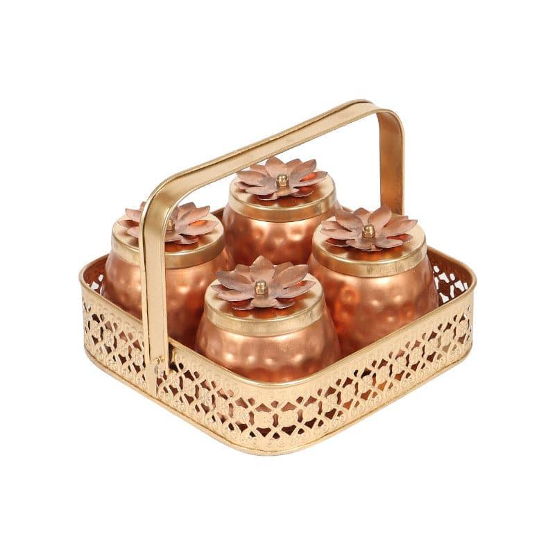 Container - Binasa Jar And Tray - Set Of Five