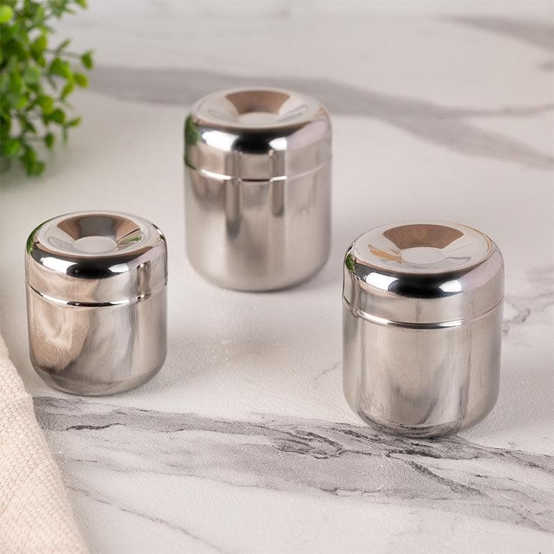 Container - Brijo Storage Jar (120/150/200 ML) - Set Of Three