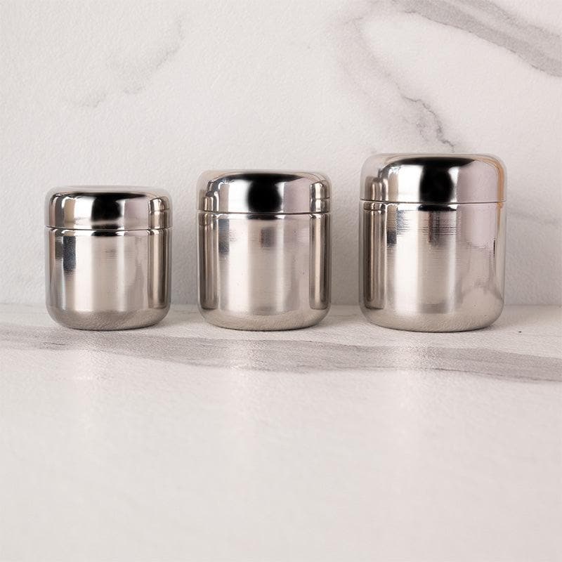 Buy Brijo Storage Jar (120/150/200 ML) - Set Of Three Container from Vaaree