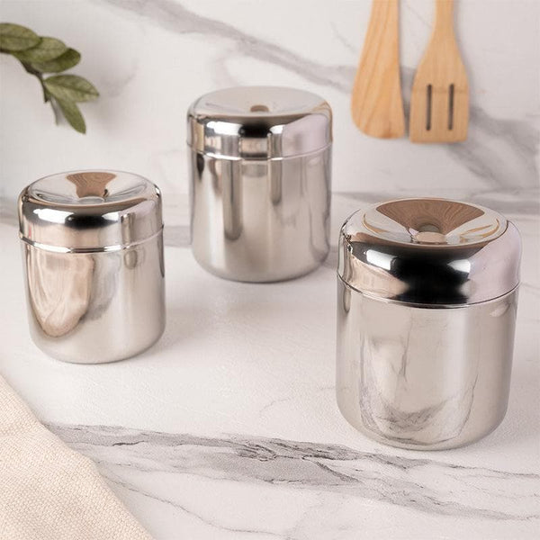 Container - Brijo Storage Jar (300/400/600 ML) - Set Of Three