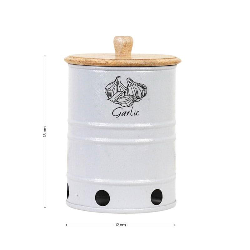 Buy Chipo Garlic Storage Container (2500 ML) - Grey Container from Vaaree