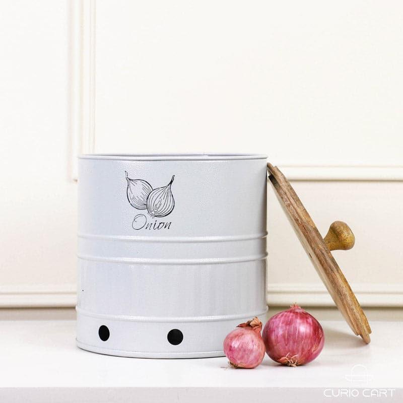 Buy Chipo Onion Storage Container (11000 ML) - Grey Container from Vaaree